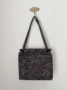 Toby Weston Vintage Tribal Print Tapestry Bag